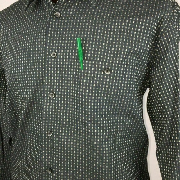 Georg Roth Of Germany Mens L / 4 42 Patterned Button Down Shirt - Picture 2 of 10